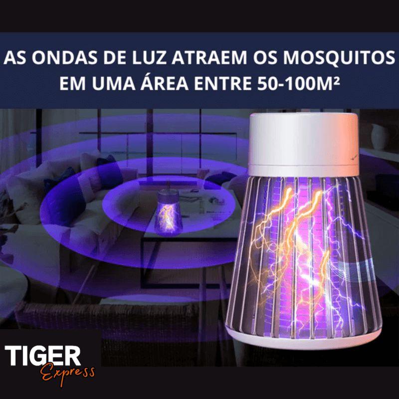 Abajur Mata Mosquito Tiger® - Mini Vassourinha + Cabo USB de Brinde - ÚLTIMO DIA DE FRETE GRÁTIS - Tiger Express