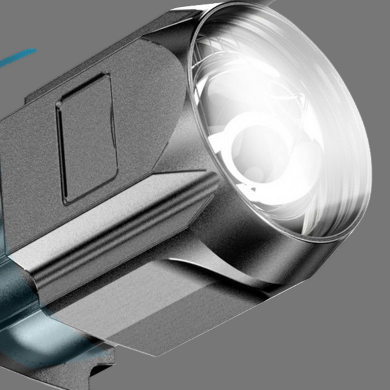 Lanterna Tática Portátil Led Recarregável USB Super Potente - Tiger Express