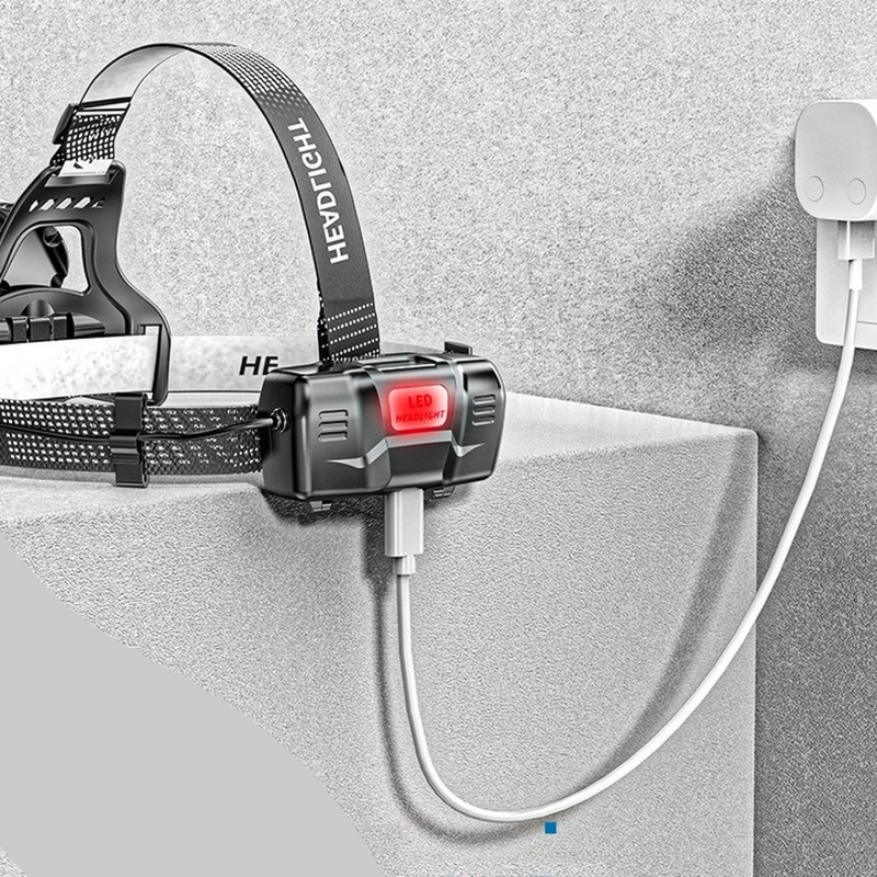 Lanterna de Cabeça Zoom Super Potente - Recarregável USB - Tiger Express