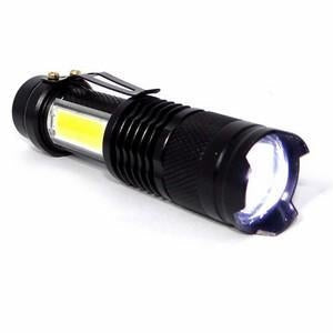 Lanterna Tática Recarregável USB - Super LED Zoom - Tiger Express